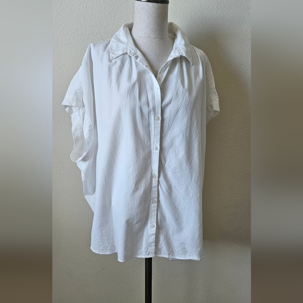 Madewell Central Shirt in Pure White 2X
